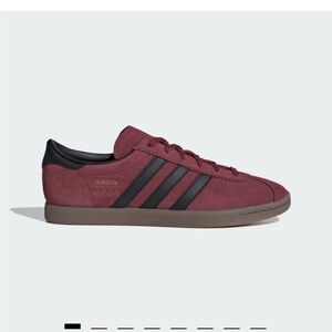 NWT Adidas STADT SHOES sneakers burgundy / black